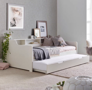 White daybed with trundle ikea deals